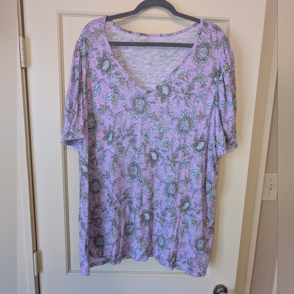 Floral Lavender Women's Top